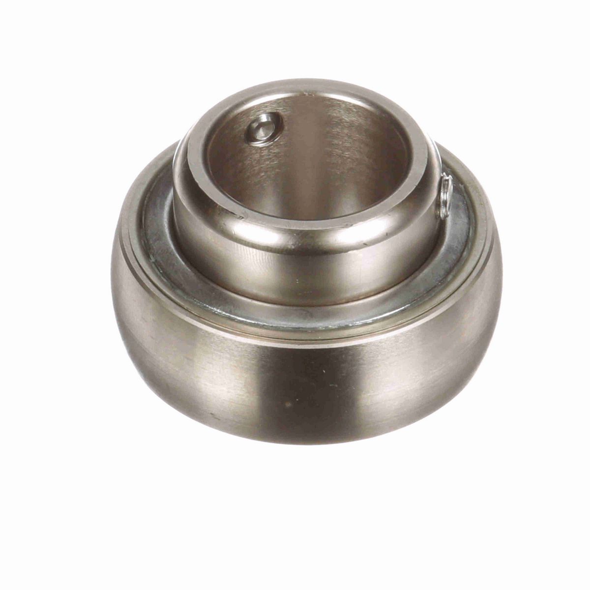 Sealmaster Mounted Insert Only Ball Bearing - 52100 Bearing Steel, Phosphorus Nickel Coated - Setscrew Lock - Corrosion Resistant - PN-16