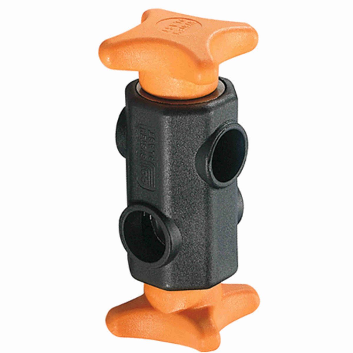 System Plast QUICK POS. CROSS BLOCK,DP1=12,2=12 (KIT) POLYAMIDE BLACK AND STAINLESS STEEL - CC-25-12MK-12MK