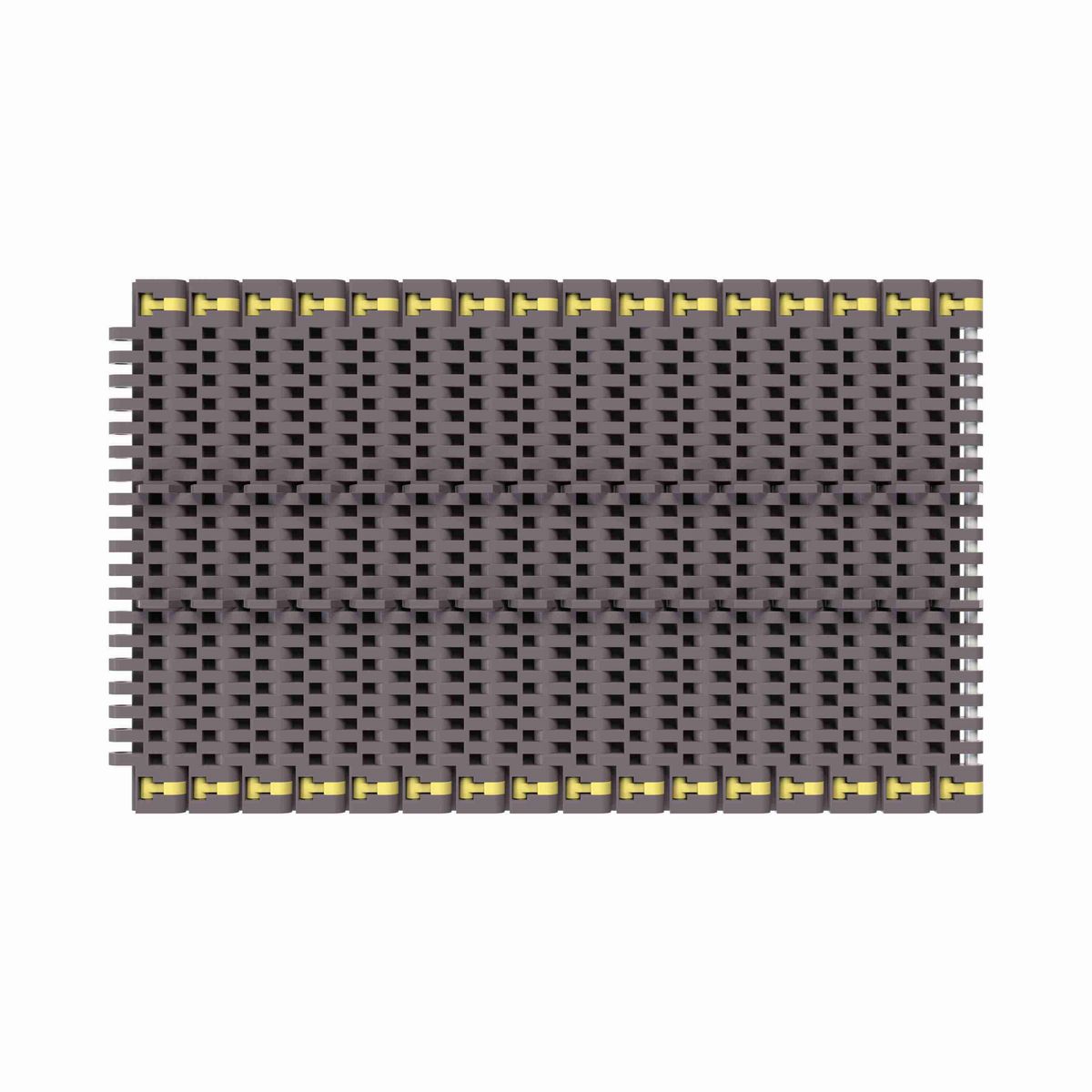 Rexnord 8505 Straight Running Solid Top, Material: Brown High Performance, Width: 7.5in, Pitch: 0.75in - 81418211