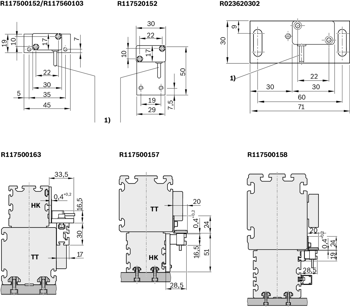 Пластина выключателя Bosch Rexroth 20 BG [R023620302]