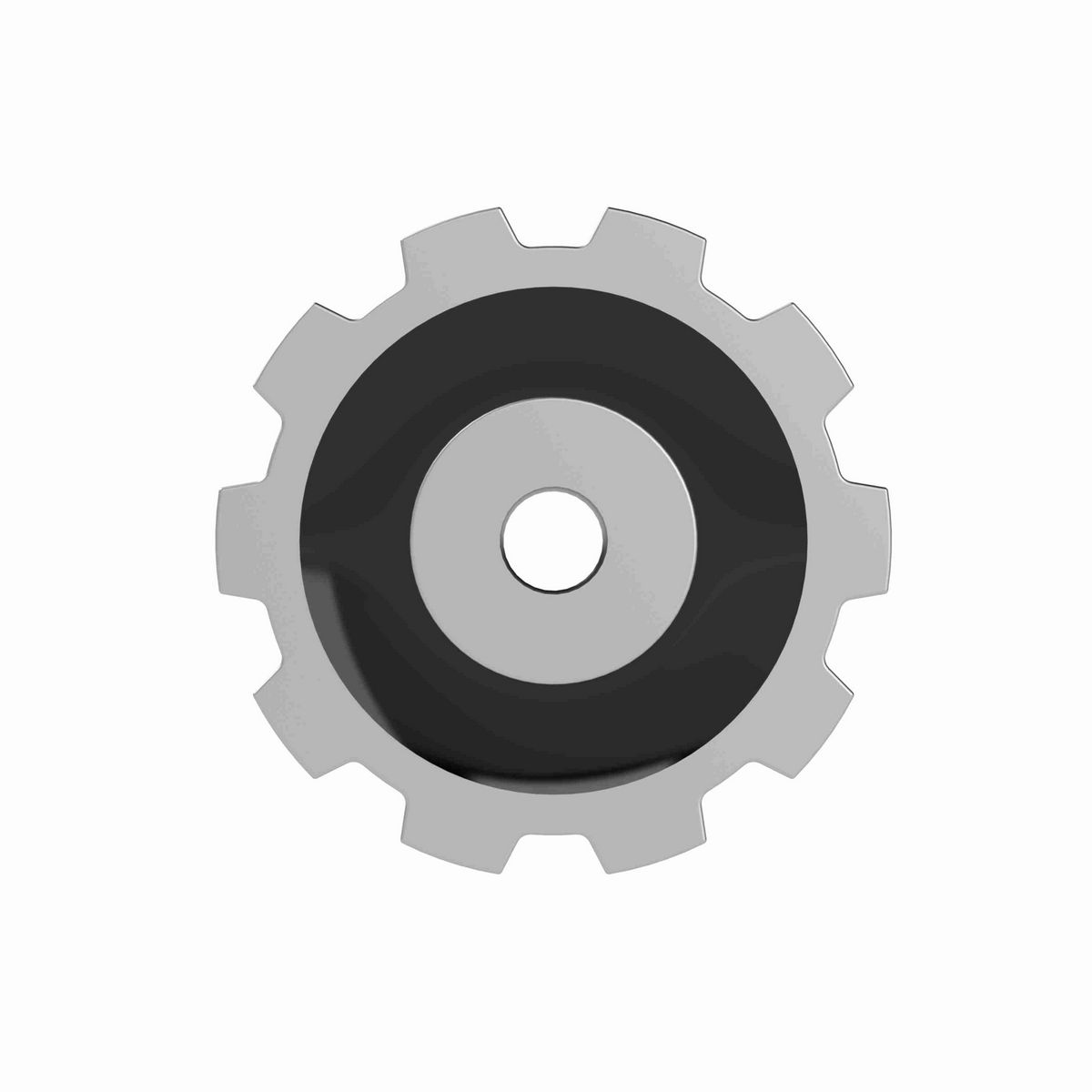 Rexnord 880 Series Solid One Piece Cast Iron Sprocket with 10 Teeth and a 3/4in Round Rough Stock Bore (RSB) - 401-208-2