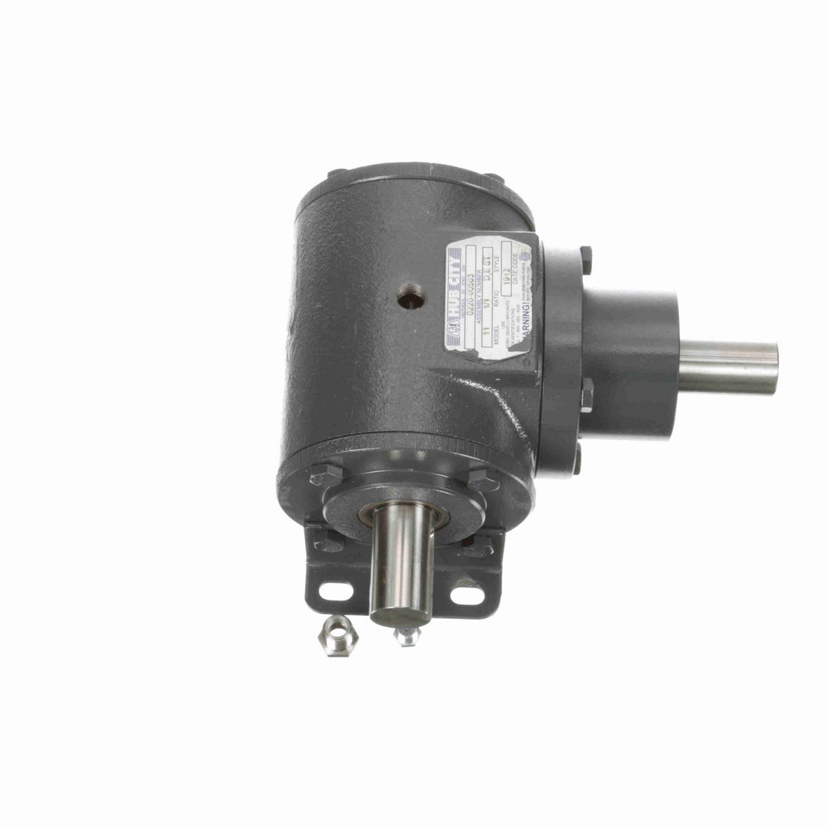 Hub City Bevel Gear Drives Cast Iron Bevel Reducer - 11 1/1 D,E ST