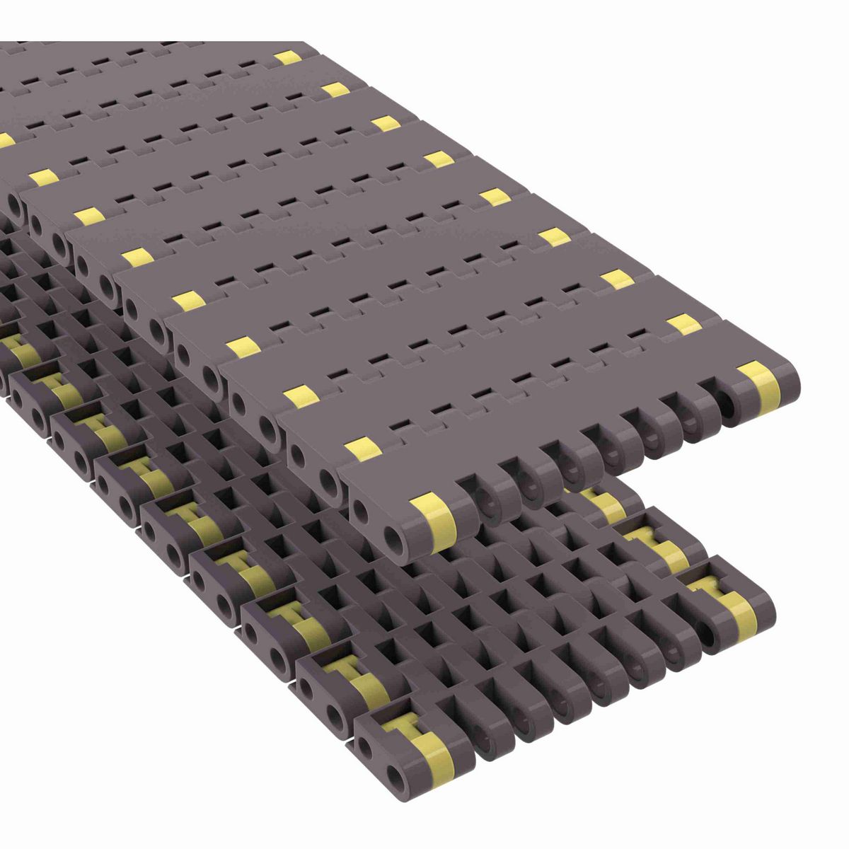 Rexnord 8505 Straight Running Solid Top, Material: Brown High Performance, Width: 3.25in, Pitch: 0.75in - 81418511