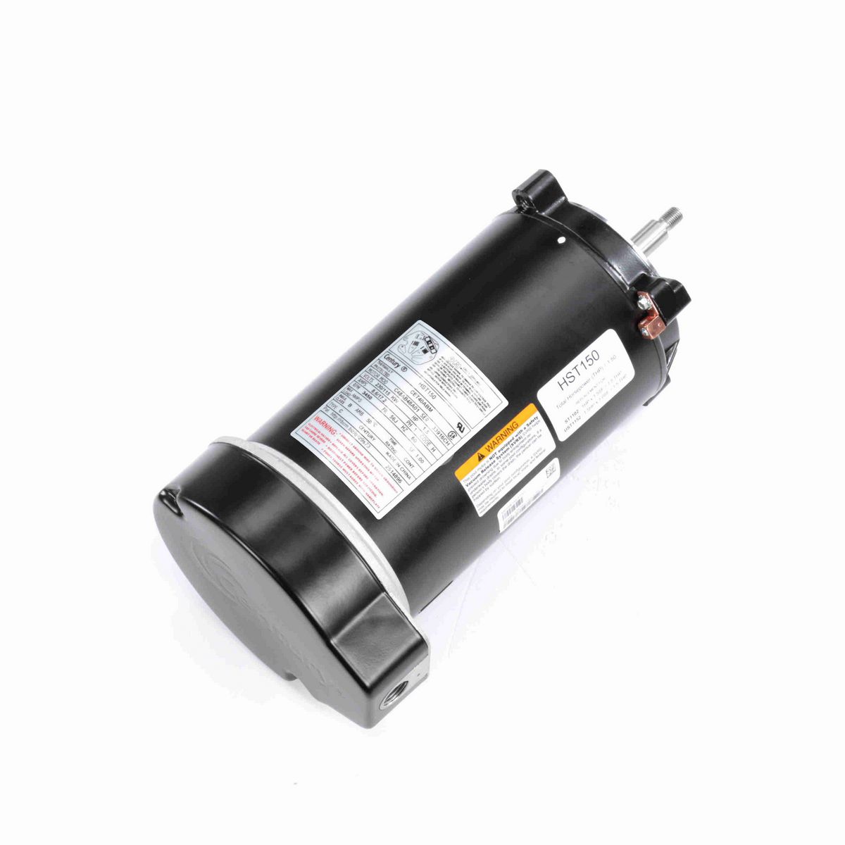 Century Centurion PRO ® Motors Pool Pump Motor, 1.5 HP, 1 Ph, 60 Hz, 230/115 V, 3600 RPM, 56J Frame, ODP - HST150
