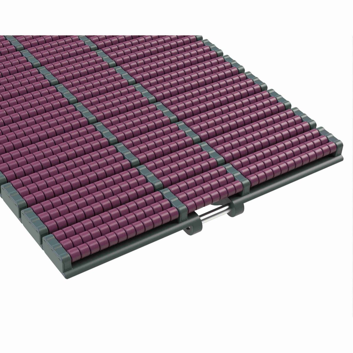 Rexnord HDS LBP Straight Running Low Backline Pressure, Material: Internally Lubricated Polyacetal (Grey), Width: 12in, Pitch: 1.5in - 752.81.20