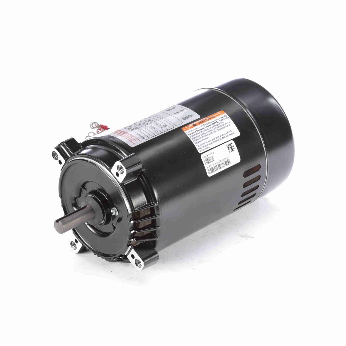 Century Pool Pump Motor, 1 HP, 3 Ph, 60 Hz, 208-230/460 V, 3600 RPM, 56C Frame, ODP - K3102