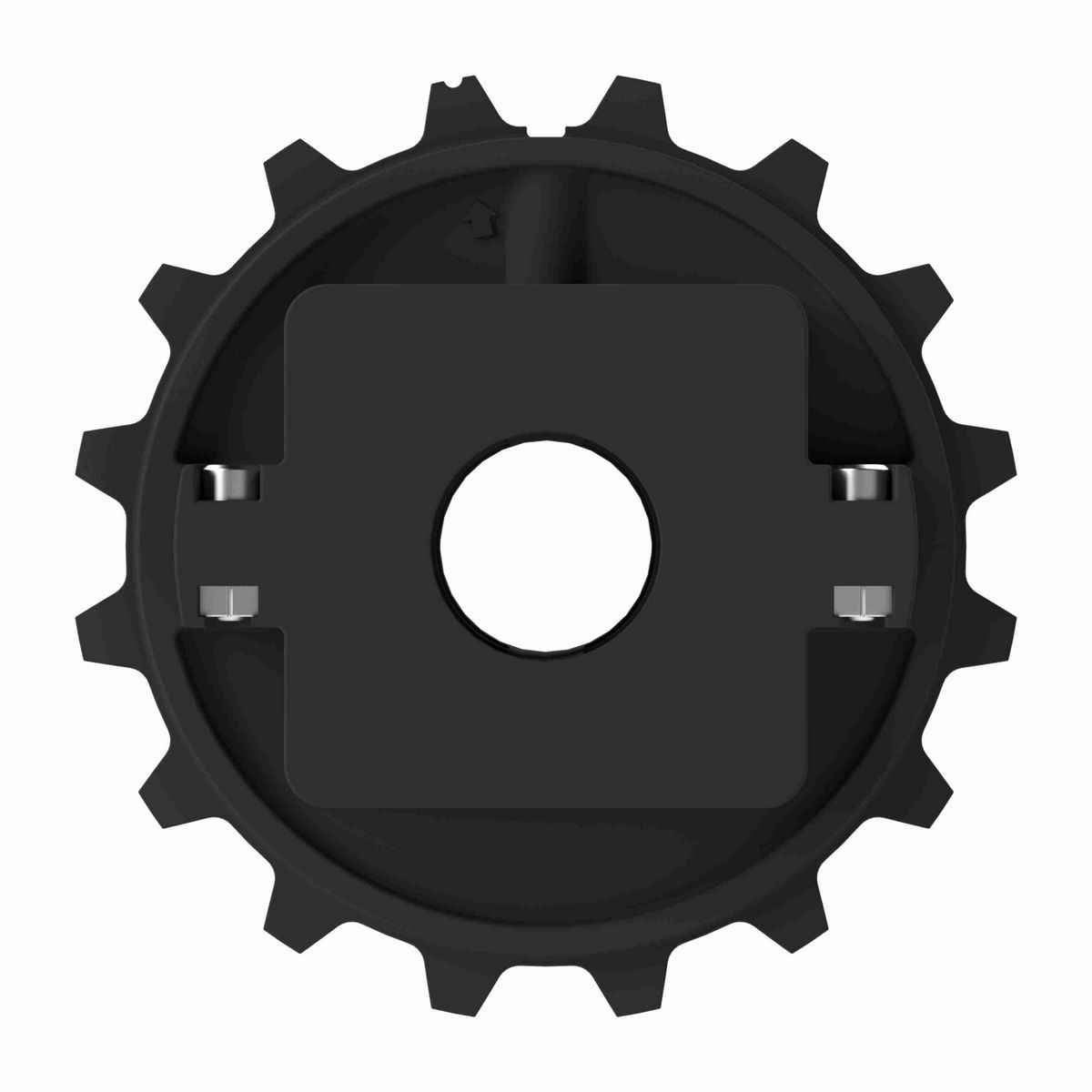 Rexnord 7950 Series Split Molded Nylon Sprocket with 16 Teeth and 1-1/2in Round Idler Bore - 614-167-6