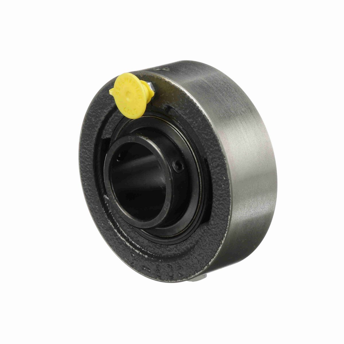 Sealmaster Mounted Cast Iron Cylindrical Cartridge Ball Bearing - 52100 Bearing Steel, Black Oxided - Setscrew Lock - SC-20R