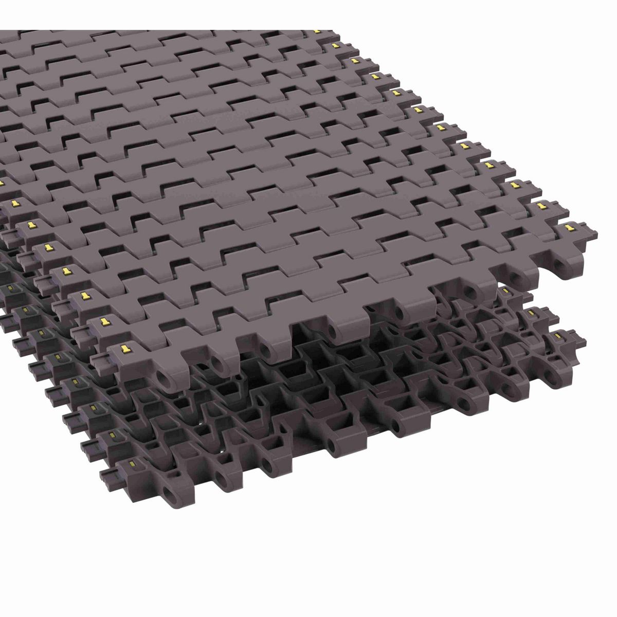Rexnord 7966ST Side-flexing Flush Grid, Material: Brown High Performance, Width: 15in, Pitch: 1.5in - 81450091
