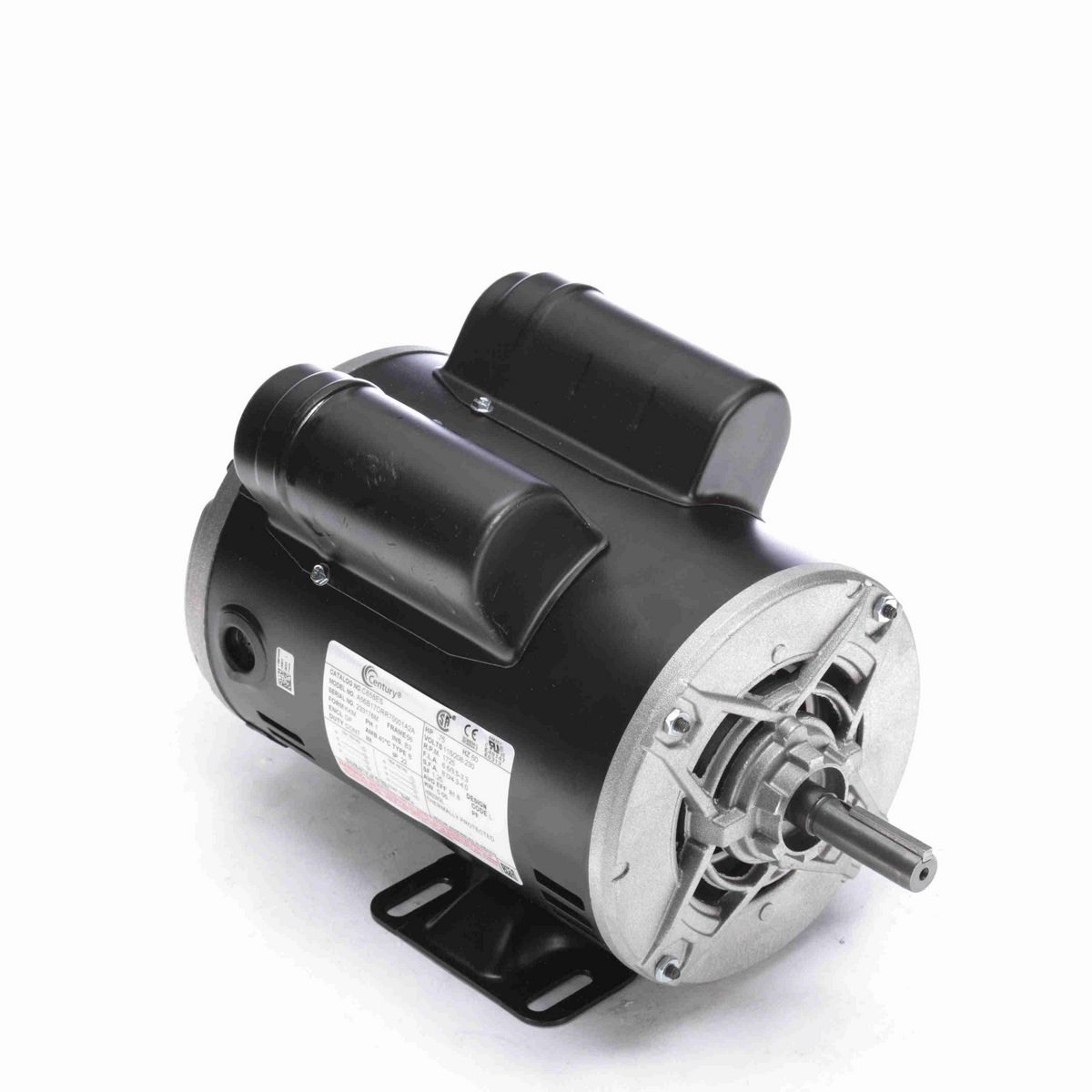 Century General Purpose Motor, .75 HP, 1 Ph, 60 Hz, 115/208-230 V, 1800 RPM, 56 Frame, DP - C658ES