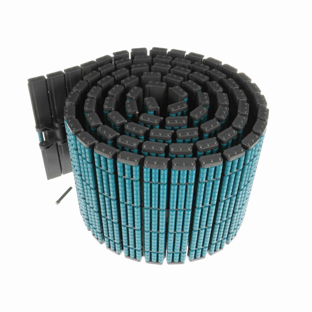 System Plast 8257LBP Straight Running Low Backline Pressure, Material: Gray Low Friction, Width: 10in, Pitch: 1.5in - LFG8257LBP-K1000