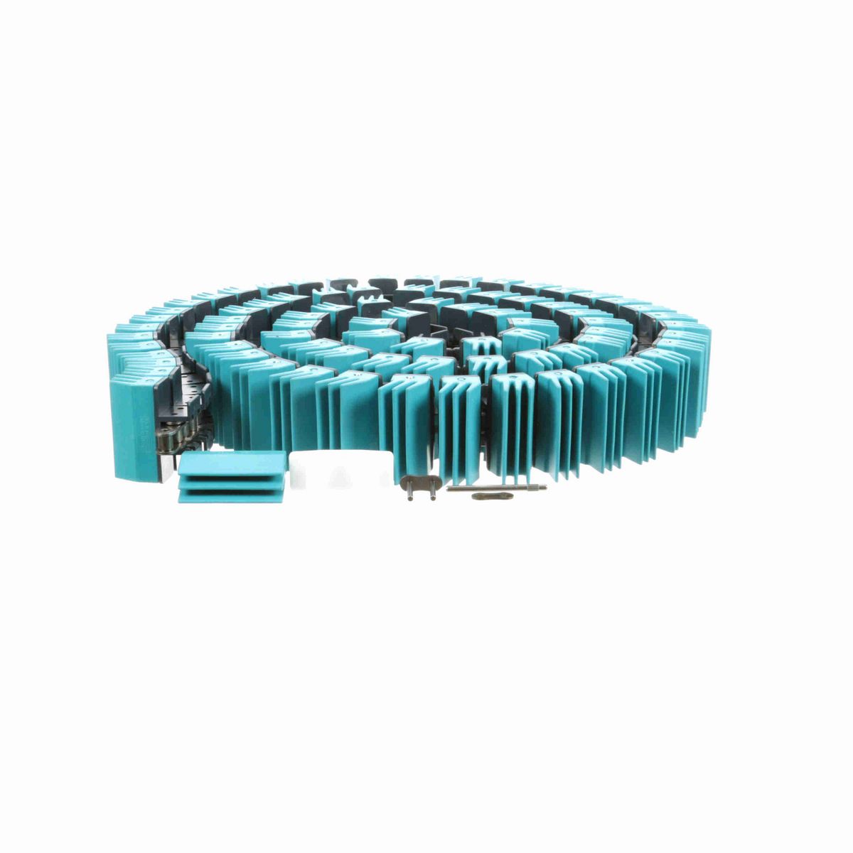 System Plast 1873TAB SideGrip™ Side-flexing, Material: NG evo (Gray Blue), Width: 3.25in, Pitch: 1.5in - NGE1873SS-TAB-K325GS1