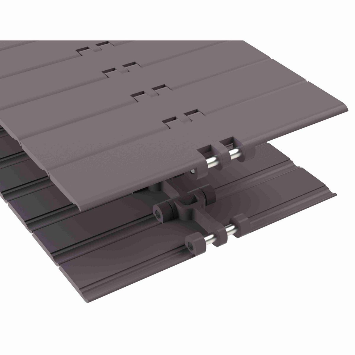 Rexnord 831 Straight Running Solid Top, Material: Brown High Performance, Width: 4.5in, Pitch: 1.5in - 81400022