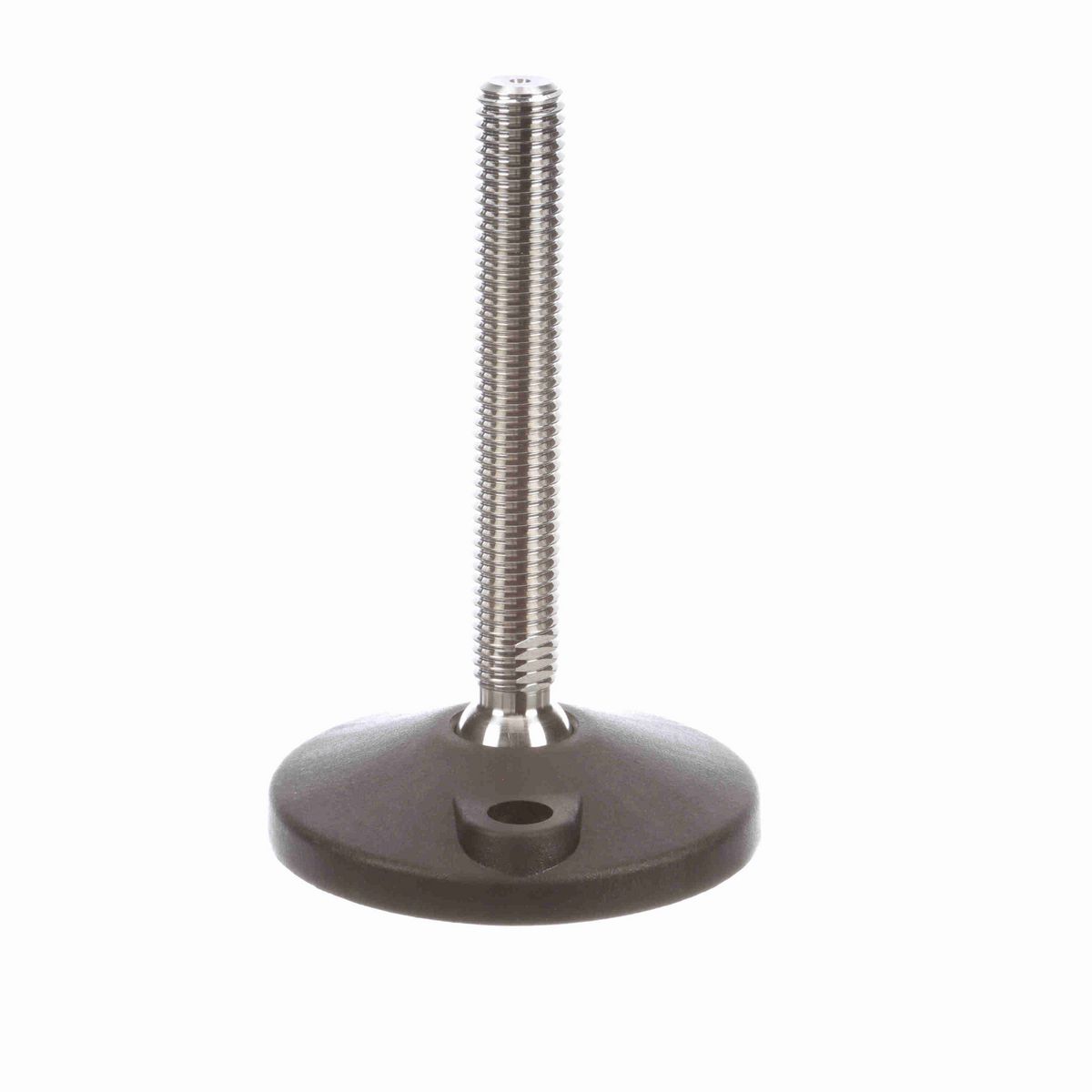 System Plast Articulating Plastic Leveler; Series: VG-511, Base Diameter: 4, Spindle Length: 4.6-in, Thread: 3/4-10 - VG-511-03-S34-L5