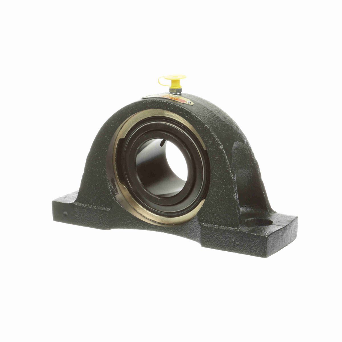 Sealmaster Mounted Cast Iron Two Bolt Pillow Block Ball Bearing - 52100 Bearing Steel, Black Oxided - Setscrew Lock - ENP-31