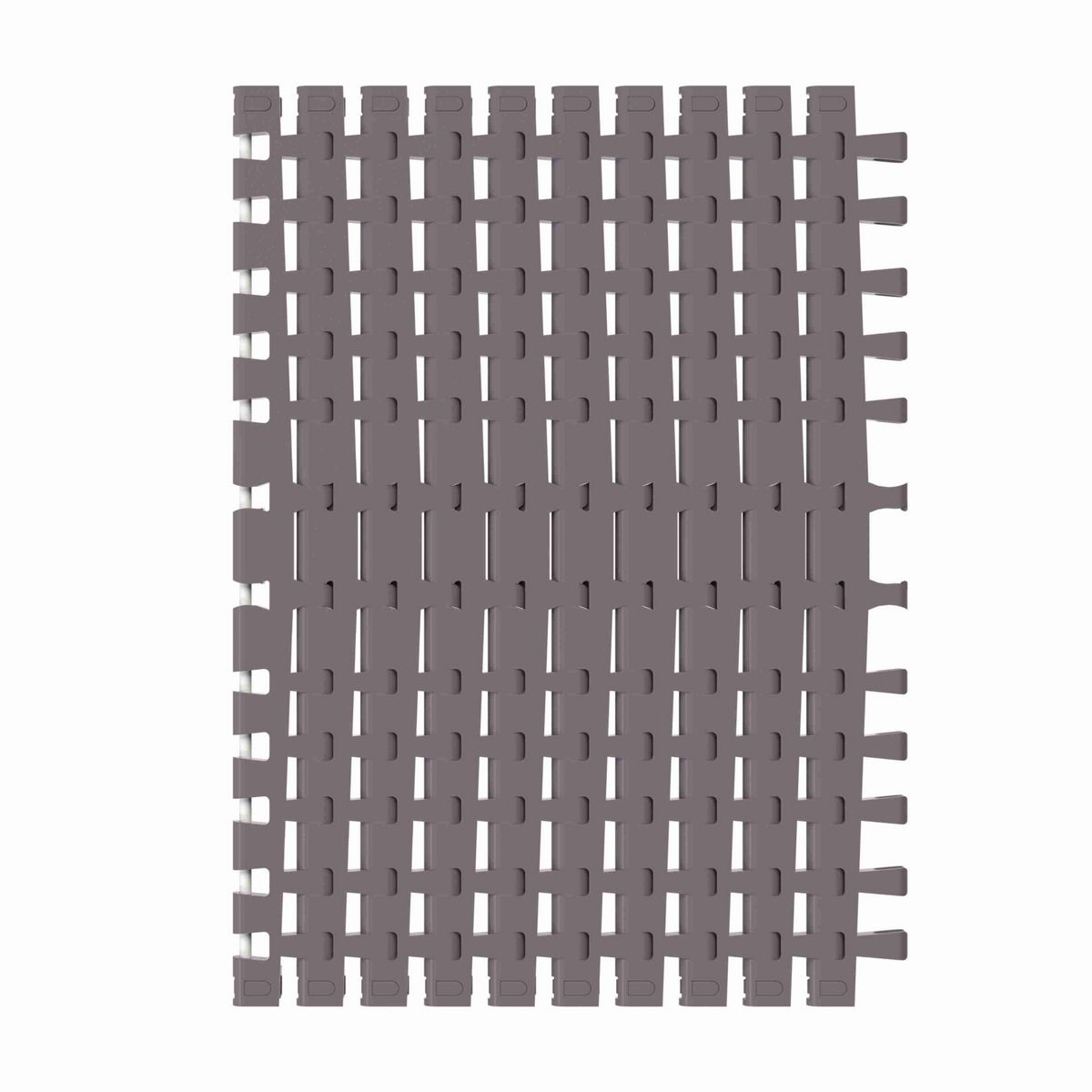 Rexnord 7956GT Side-flexing Flush Grid, Material: Brown High Performance, Width: 18in, Pitch: 1.25in - 10324708