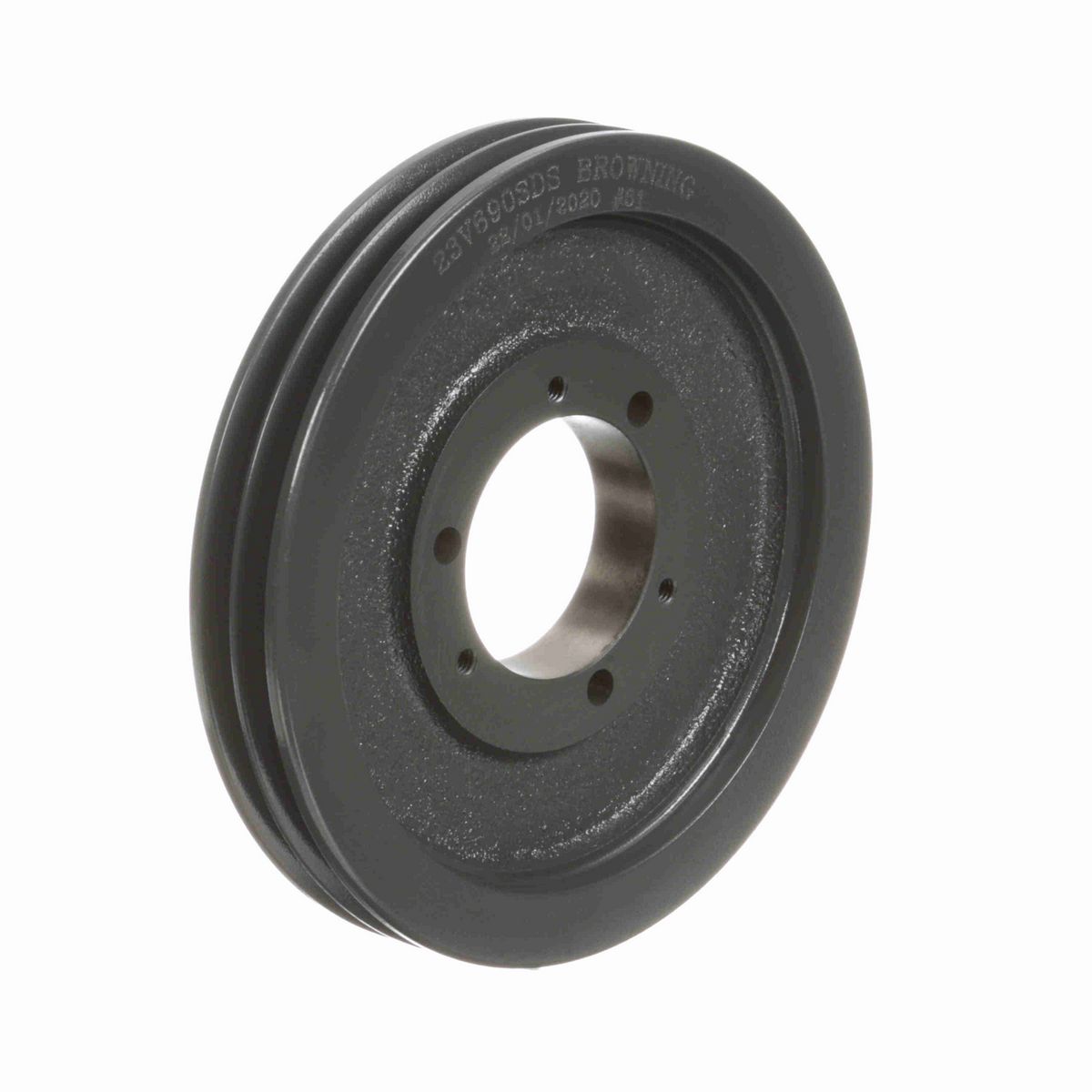 Browning 2 Groove Cast Iron Bushed Bore Multiple Sheave - 23V690SDS