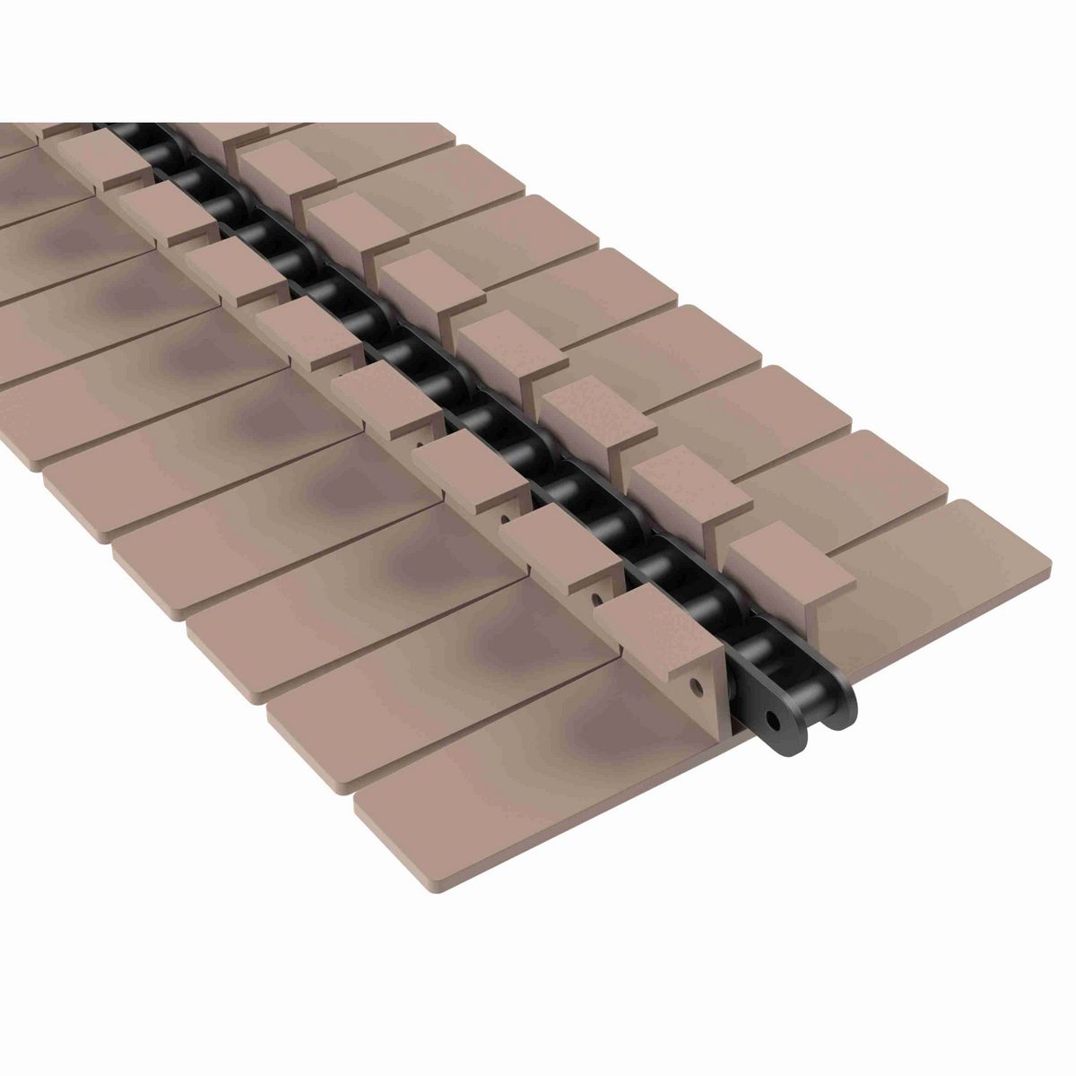Rexnord 1873TAB SuperGrip™ Side-flexing SuperGrip™, Material: Tan Low Friction, Width: 7.5in, Pitch: 1.5in - 81418875