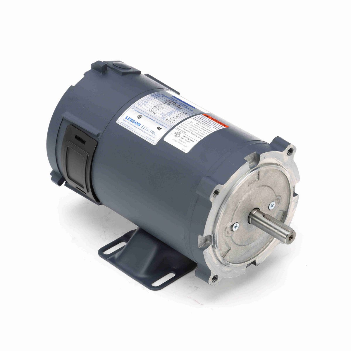LEESON Low Voltage Motor, 0.50 HP, 12 V, 1800 RPM, S56C Frame, TENV - 108047.00