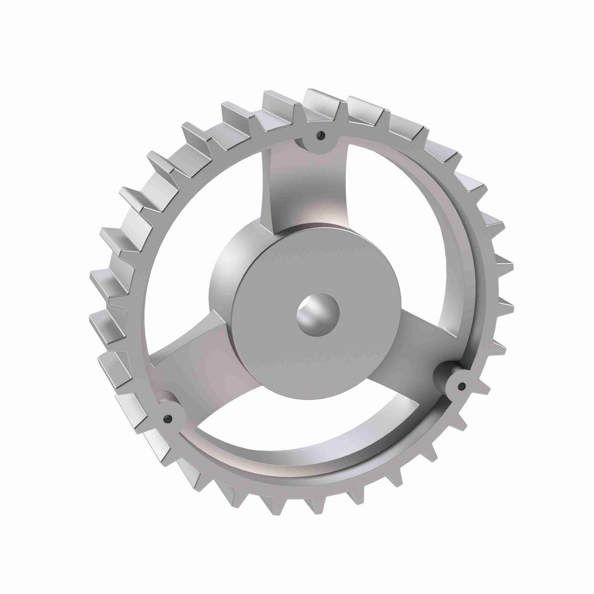 Rexnord 815 Series Solid One Piece Cast Iron Sprocket with 29 Teeth and a 3/4in Round Rough Stock Bore (RSB) - 401-164-3