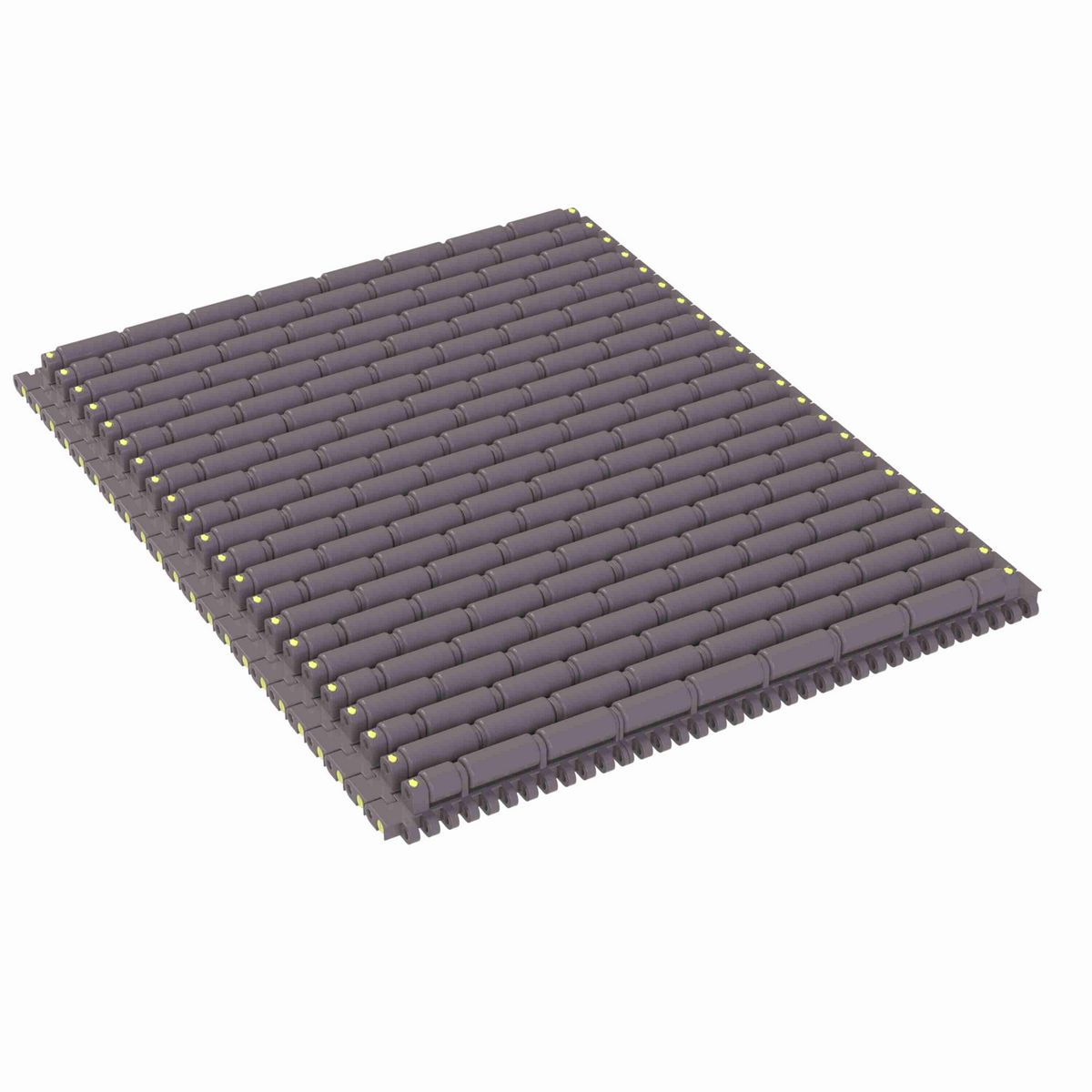 Rexnord 7703 Straight Running Low Backline Pressure, Material: Brown High Performance, Width: 12in, Pitch: 1in - LBPHP7703-12