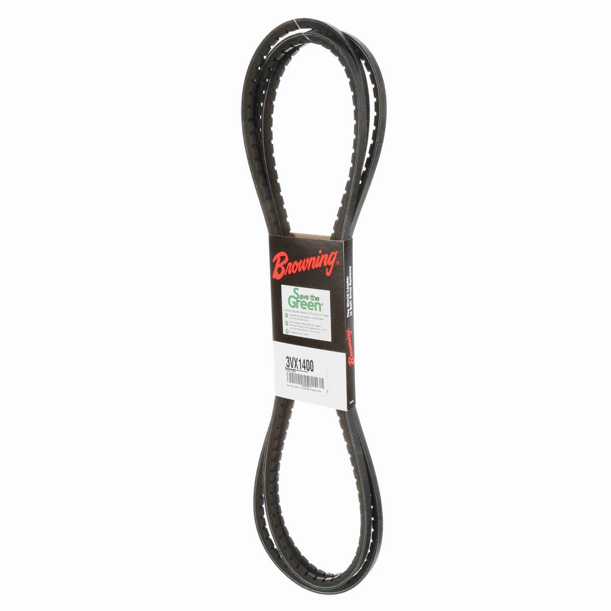 Browning EPDM Notched Belt 98% Efficient - 3VX1400