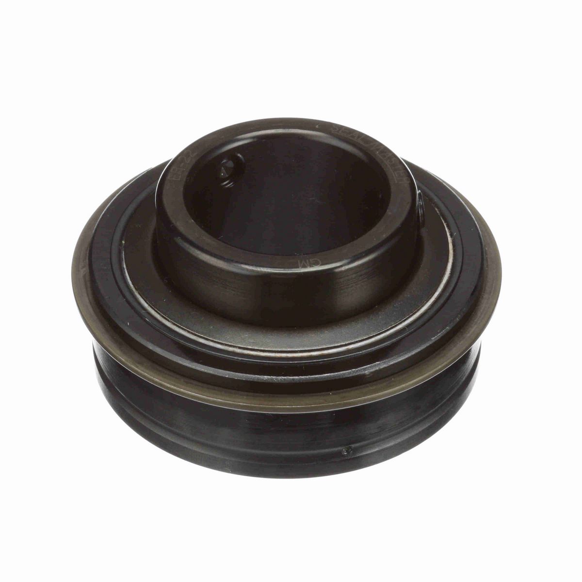 Sealmaster Mounted Insert Only Ball Bearing - 52100 Bearing Steel, Black Oxided - Setscrew Lock - ER-22