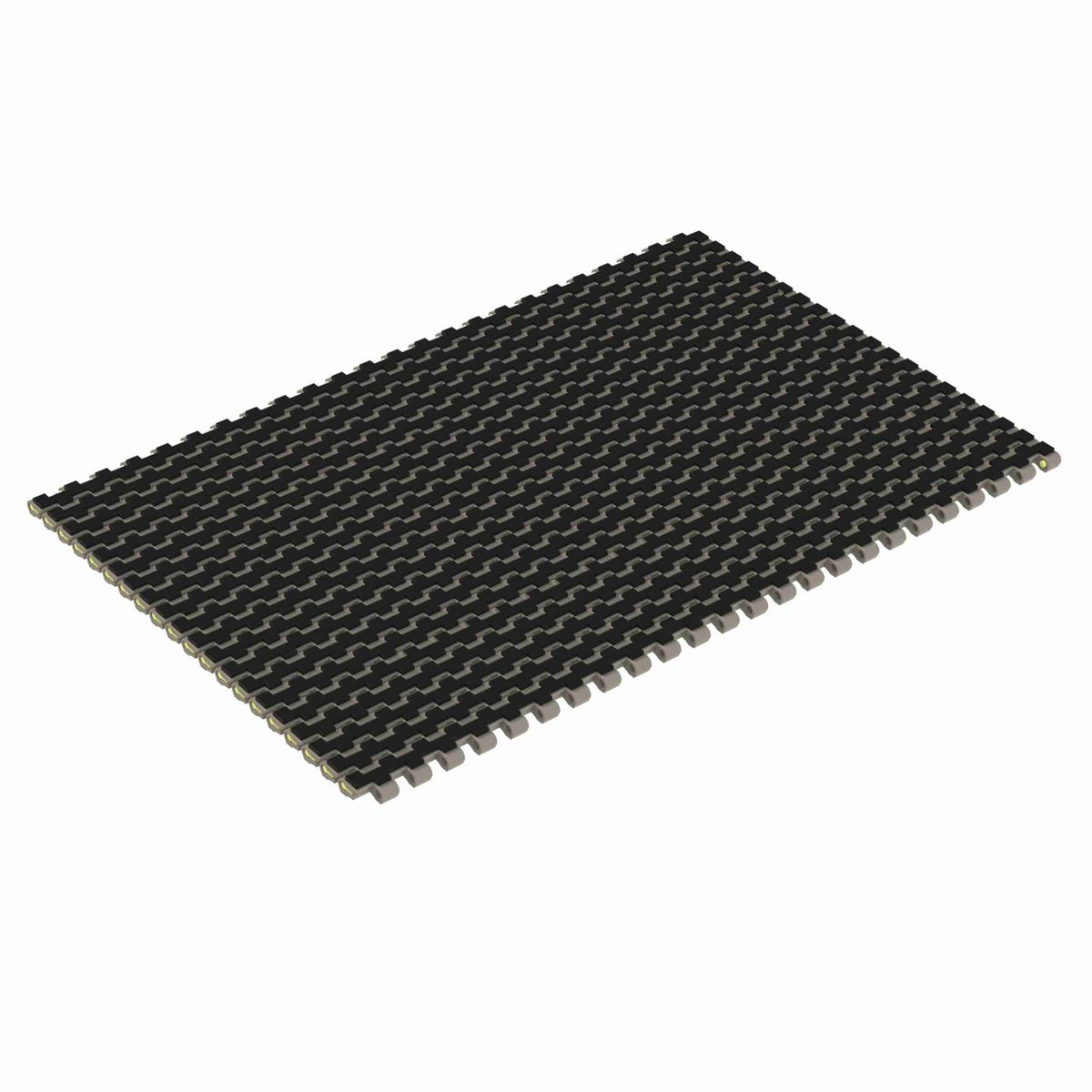 Rexnord 1505 RubberTop® Straight Running RubberTop®, Material: Grey Tough Composite, Width: 18in, Pitch: 15mm - TCF1505-18