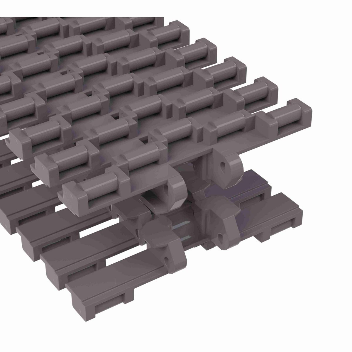 Rexnord 883TAB LBP Side-flexing Low Backline Pressure, Material: Brown High Performance, Width: 7.5in, Pitch: 1.5in - 81422791