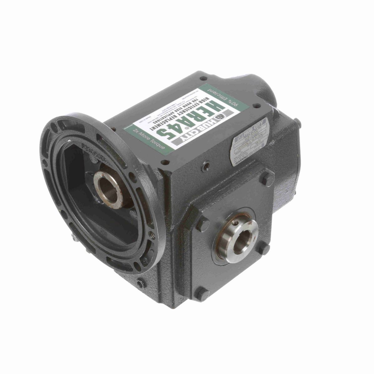 Hub City HERA Gear Reducer HERA Cast Iron Helical-Hypoid Reducer - HERA45ES 19.50 56C 1.000