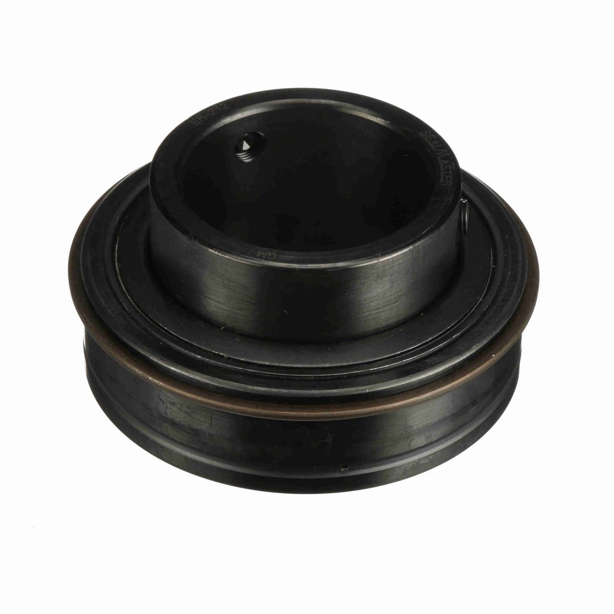 Sealmaster Mounted Insert Only Ball Bearing - 52100 Bearing Steel, Black Oxided - Setscrew Lock - ER-212