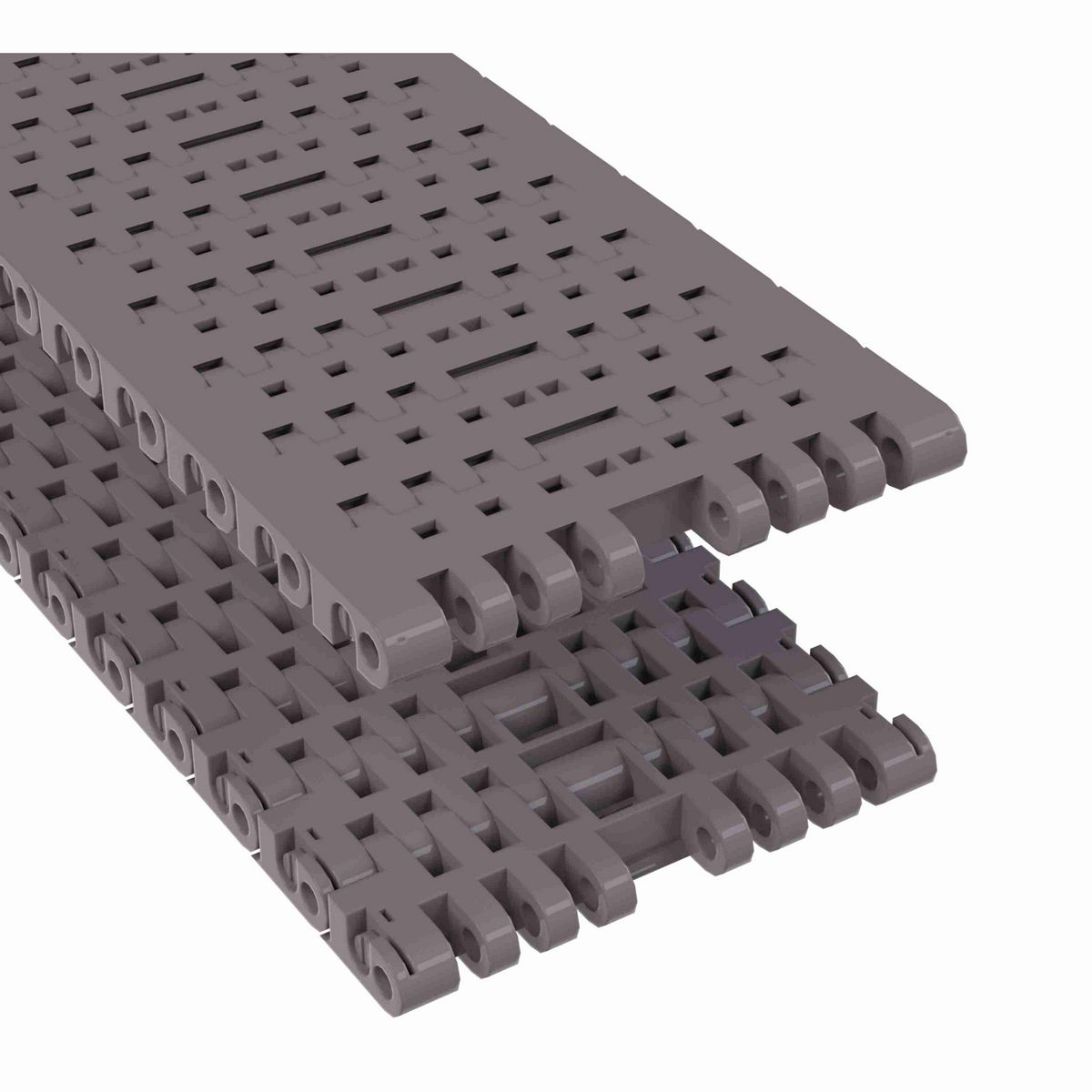 Rexnord 7706 Straight Running Flush Grid, Material: Brown High Performance, Width: 4.5in, Pitch: 1in - 81416342