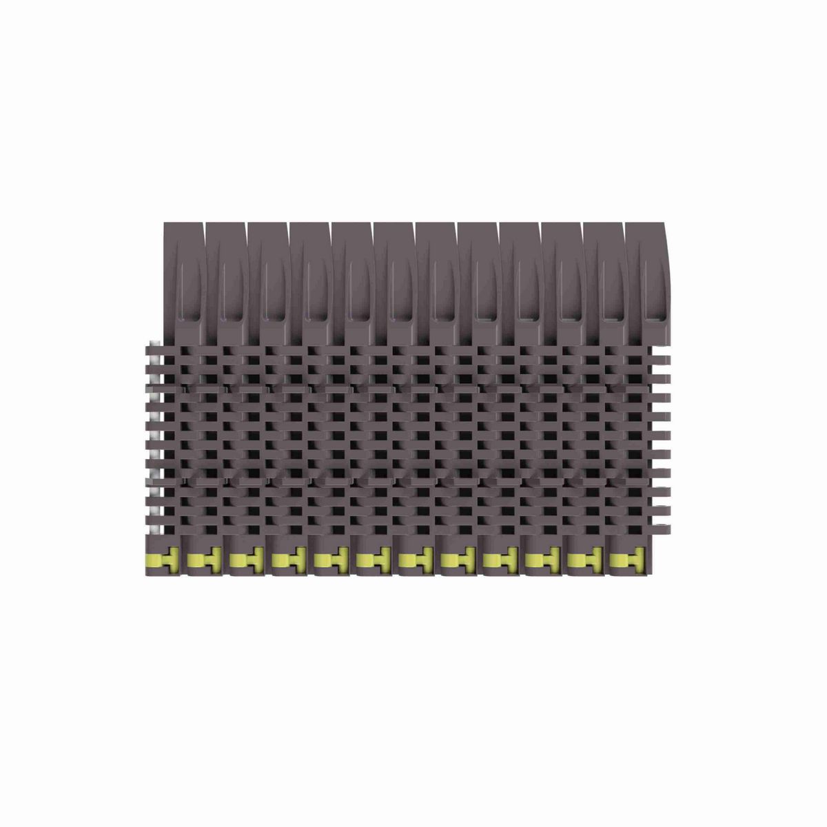 Rexnord 8505DTS Straight Running DTS®, Material: Brown High Performance, Width: 4.5in, Pitch: 0.75in - 81415791