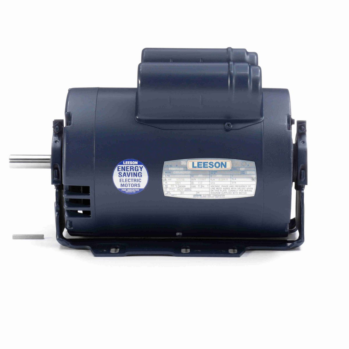 LEESON Definite Purpose Motor, 1 & 0.44 HP, 1 Ph, 60 Hz, 230 & 230 V, 1800 & 1800 RPM, 56H Frame, DP - 113373.00
