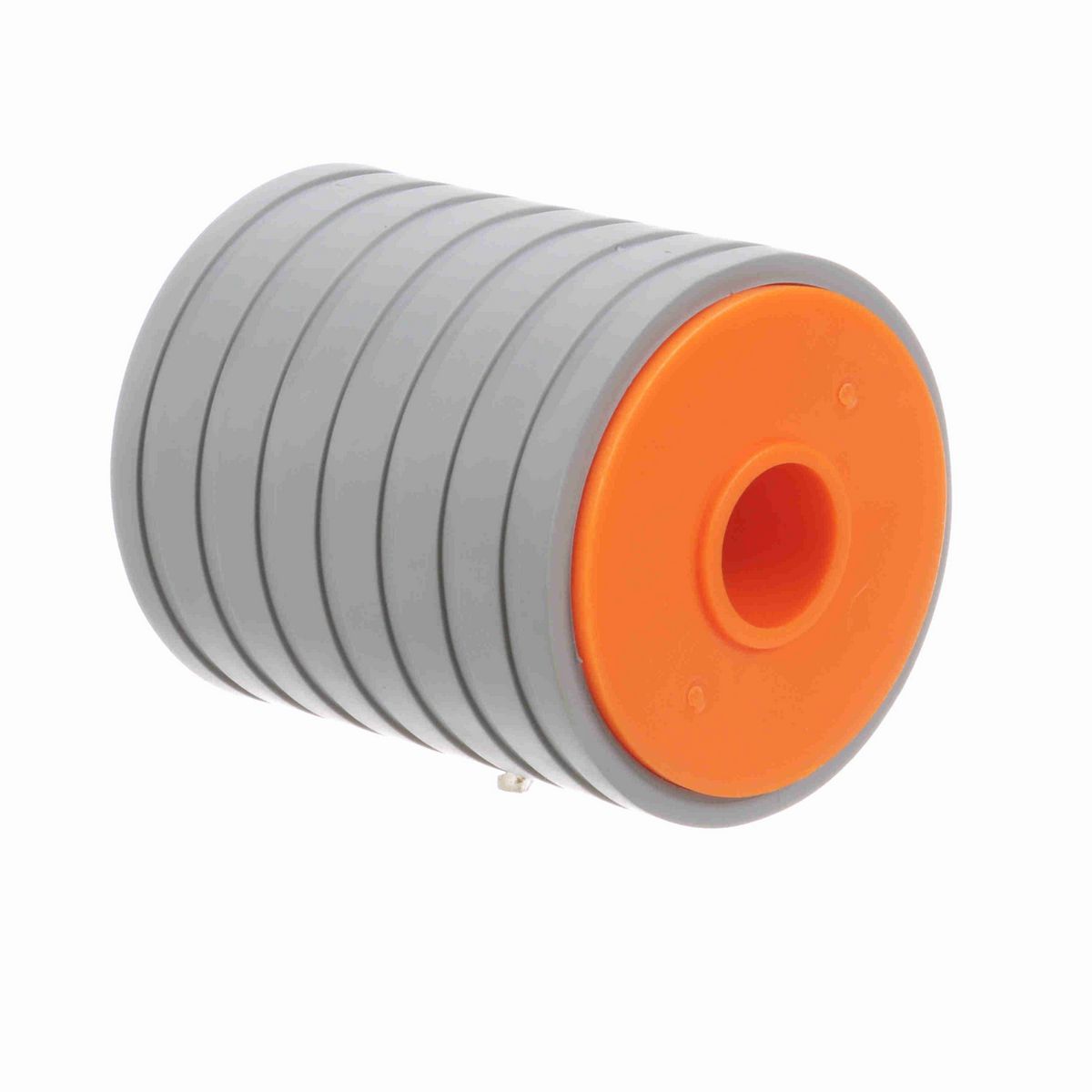 System Plast Return Roller with Rubber; OD: 67-mm, Shaft Dia: -mm, Length: 82.5-mm, Color: Orange - R3B-75-60