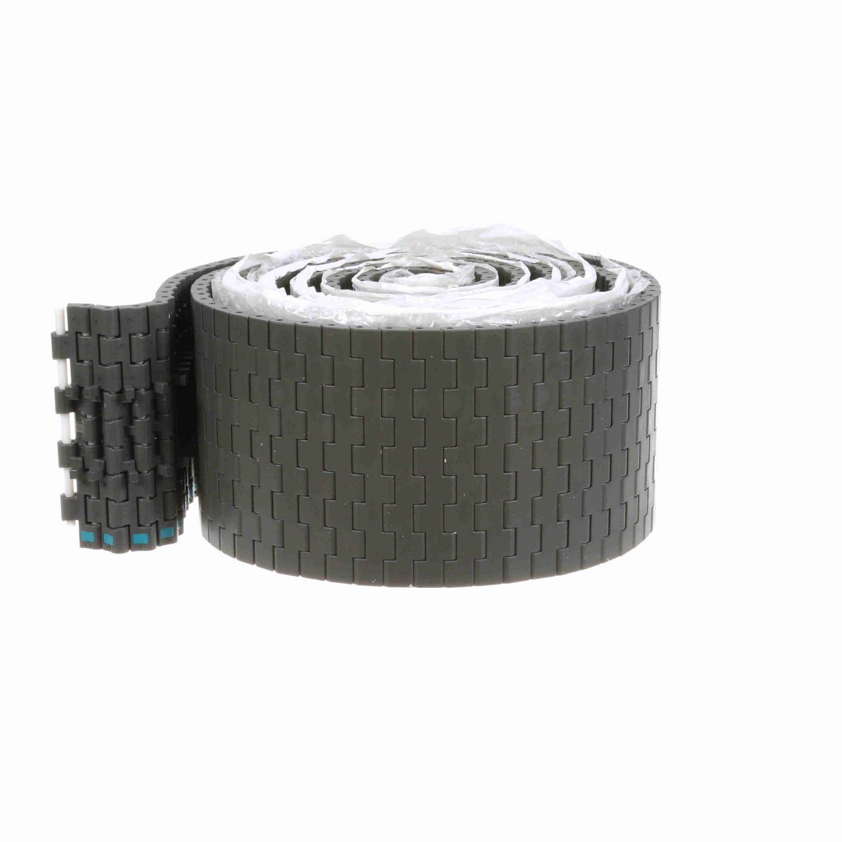 System Plast 2121FT Straight Running Solid Top, Material: Gray Low Friction, Width: 4.5in, Pitch: 0.5in - LFG2121FT-PT-K450