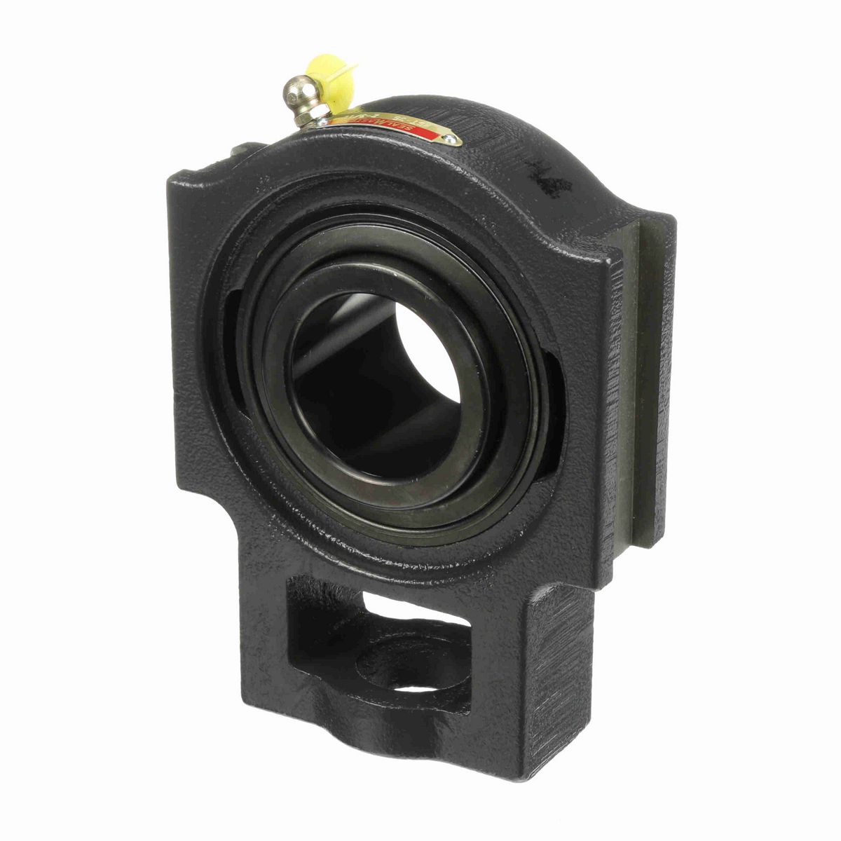 Sealmaster Mounted Cast Iron Wide Slot Take Up Ball Bearing - 52100 Bearing Steel, Black Oxided - Setscrew Lock - MST-35