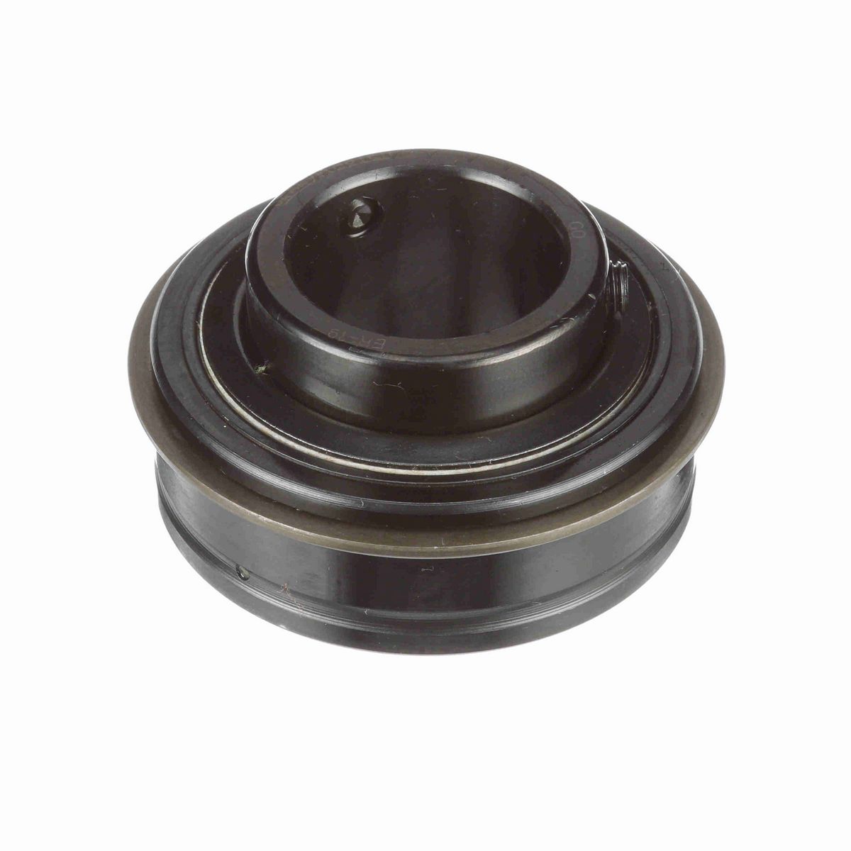 Sealmaster Mounted Insert Only Ball Bearing - 52100 Bearing Steel, Black Oxided - Setscrew Lock - ER-19