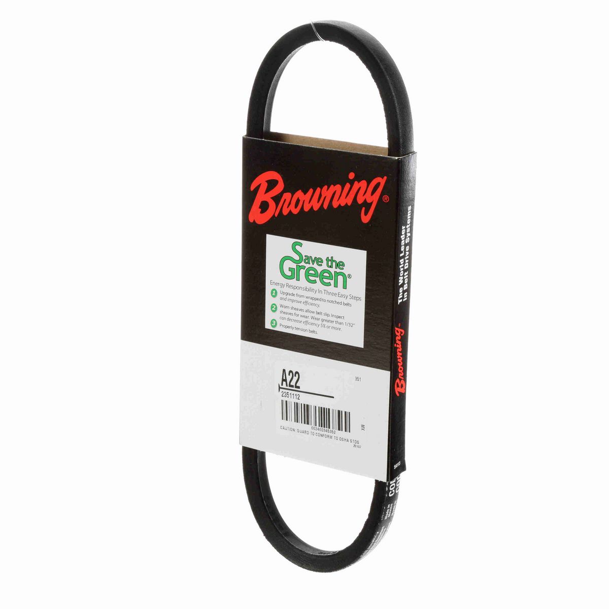 Browning Neoprene Wrapped Belt 95% Efficient - A22