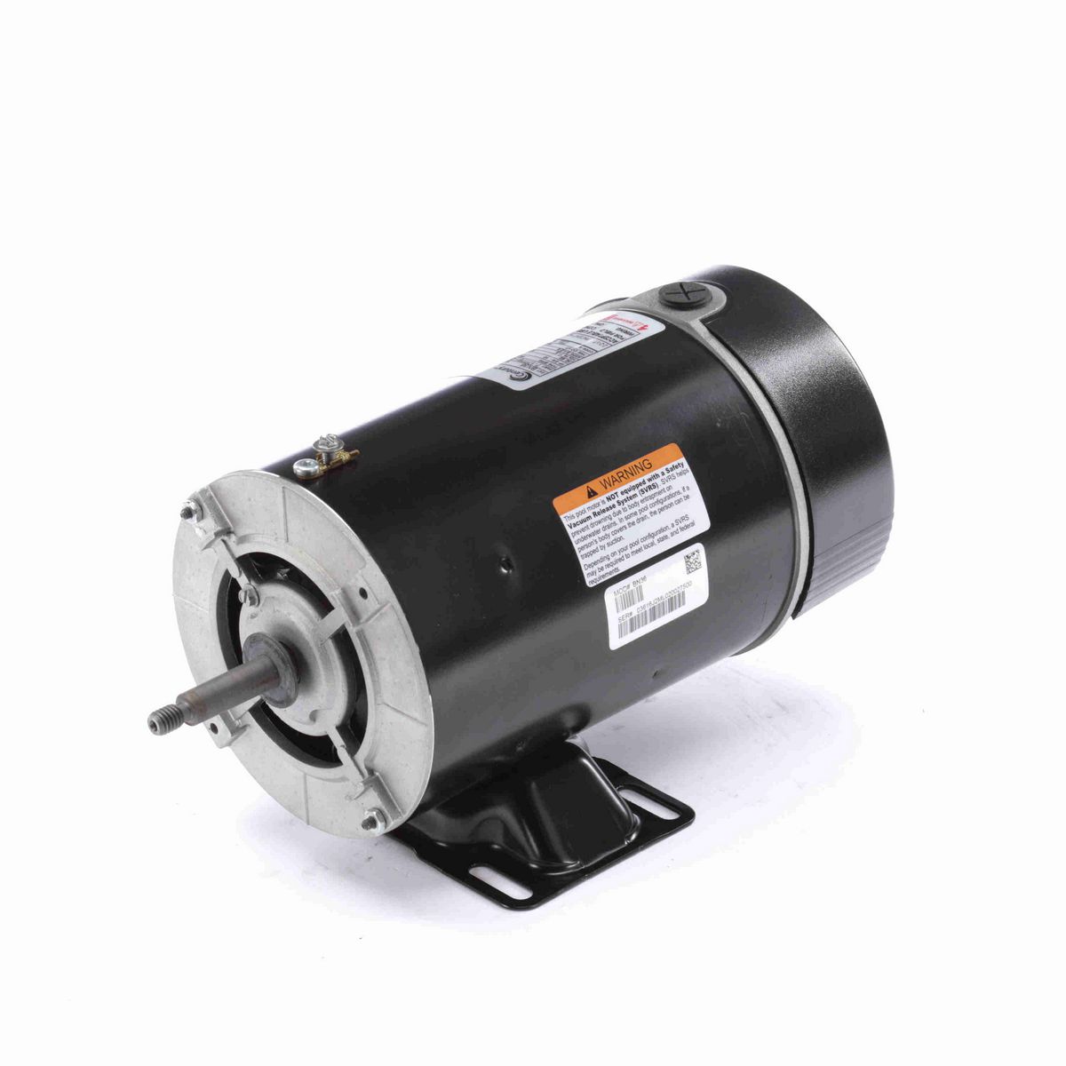 Century Pool Pump Motor, 3/4 - .10 HP, 1 Ph, 60 Hz, 115 V, 3600 RPM, R48Y Frame, DP - BN36