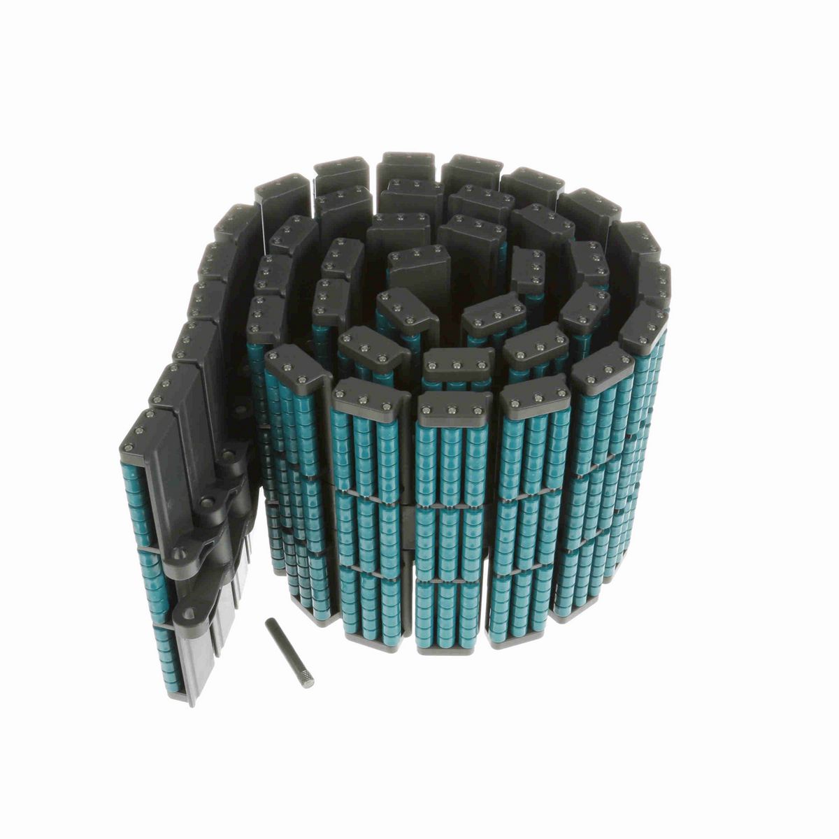 System Plast 8257LBP Straight Running Low Backline Pressure, Material: Gray Low Friction, Width: 7.5in, Pitch: 1.5in - LFG8257LBP-K750