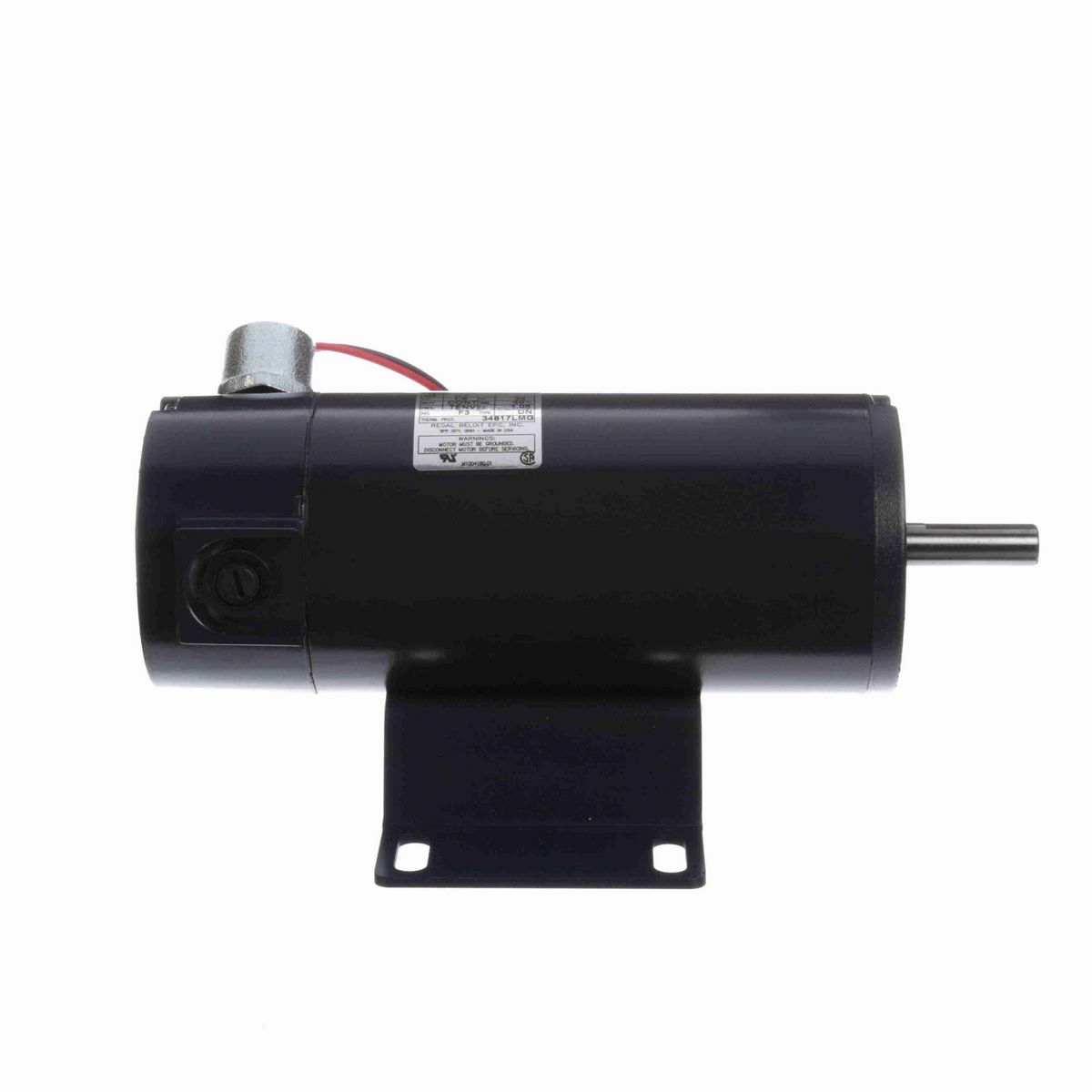 Century General Purpose Motor, 1/6 HP, 230 V, 1140 RPM, 34 Frame, TENV - DC101