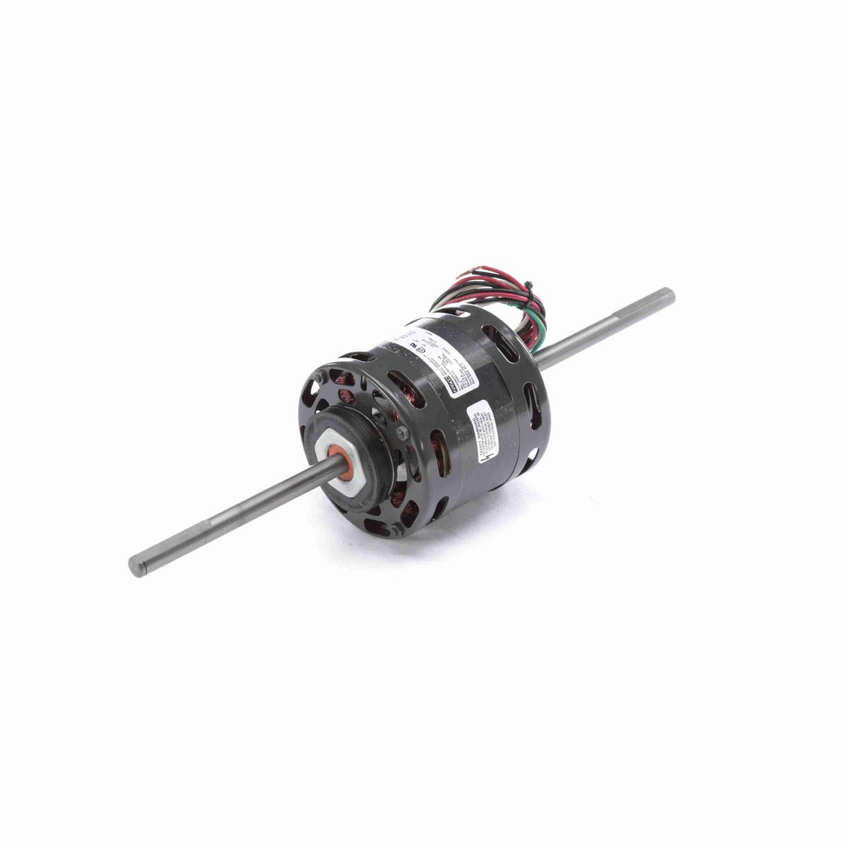 FASCO Fan Coil & Air Conditioner Motor, 1/8-1/12 HP, 1 Ph, 60 Hz, 230 V, 1550 RPM, 2 Speed, 4.4" Diameter, OAO - D339