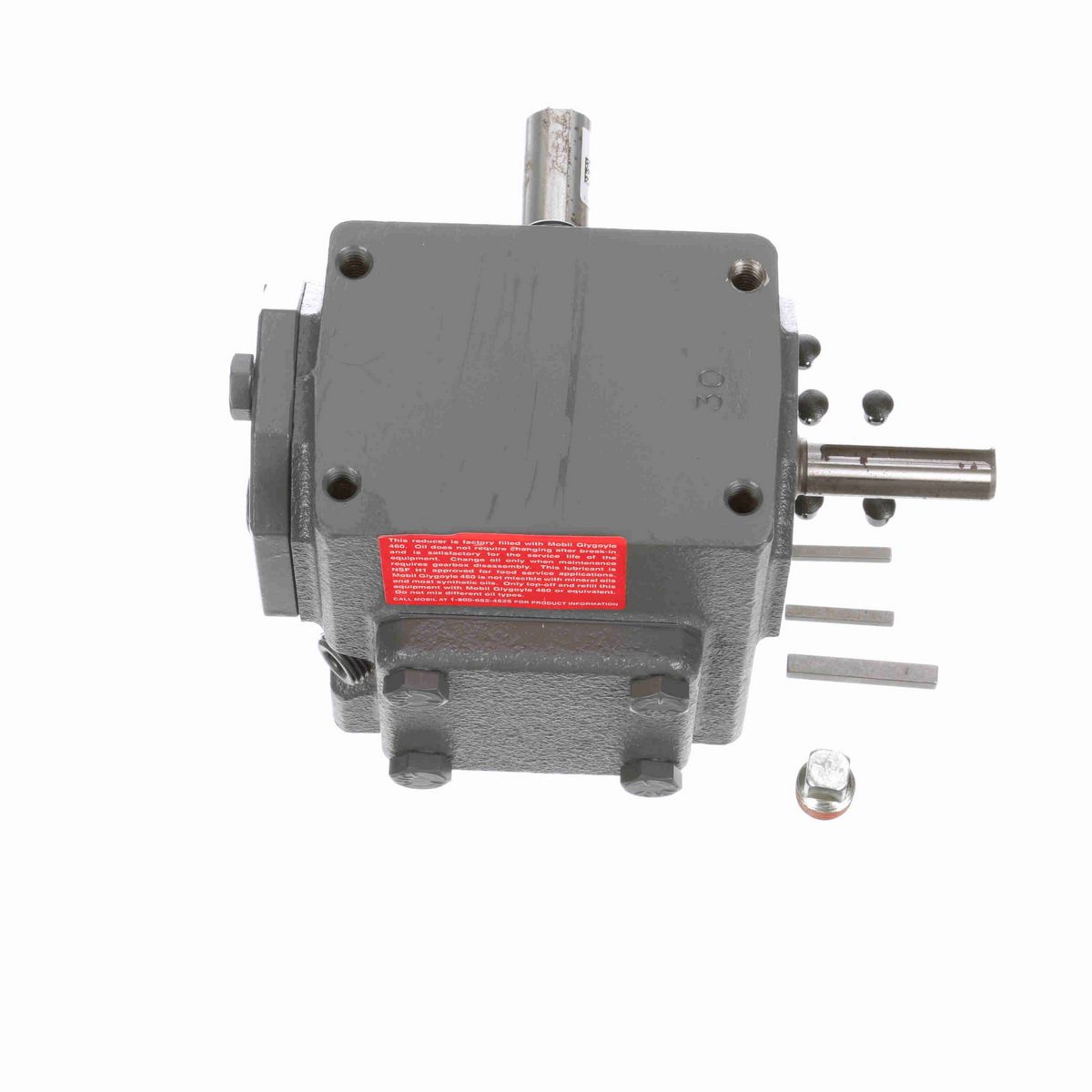 Morse Raider Plus Worm Gear Reducer Cast Iron Single-Reduction Worm Reducer - 133UR30