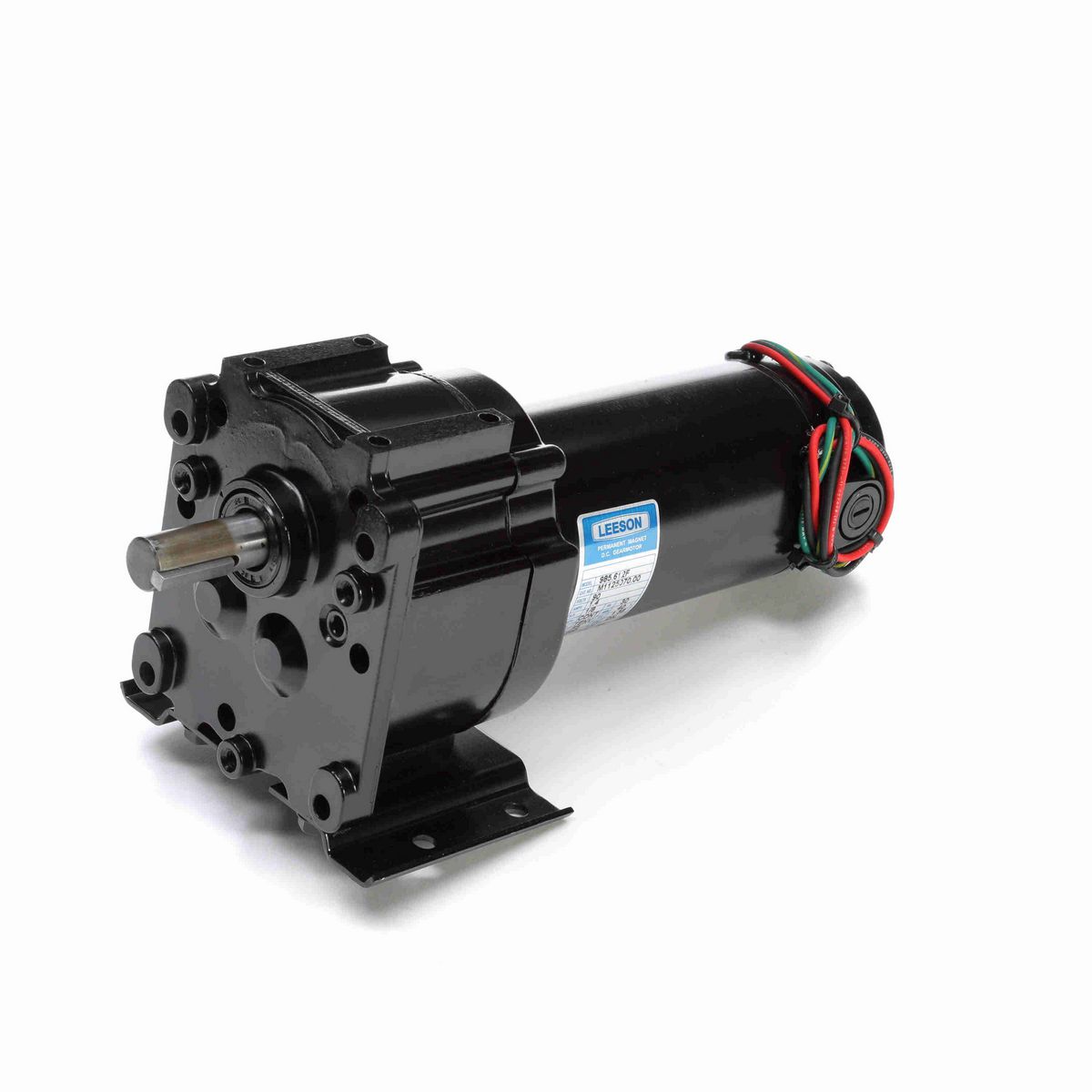 LEESON Parallel Shaft Gearmotor, 0.13 HP, 90 V, 31 RPM, 30 Frame, TENV - M1125070.00