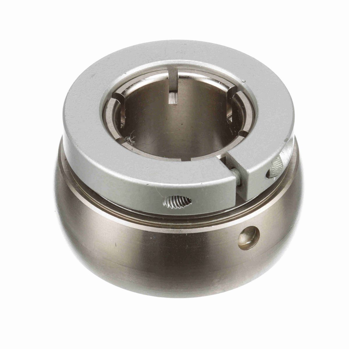 Sealmaster Mounted Insert Only Ball Bearing - 52100 Bearing Steel, Phosphorus Nickel Coated - Concentric Lock - Corrosion Resistant - PN-206T