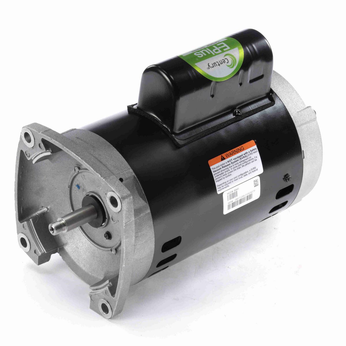 Century Pool Pump Motor, 1/2 HP, 1 Ph, 60 Hz, 208-230/115 V, 3600 RPM, P56Y Frame, DP - B845