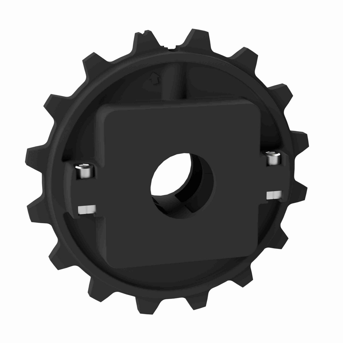 Rexnord 7950 Series Split Molded Nylon Sprocket with 16 Teeth and 1-7/16in Round Idler Bore - 614-167-13