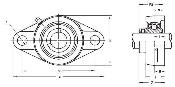 Подшипниковый узел ASAHI type UCFL 200, UCFL 210 [502587]