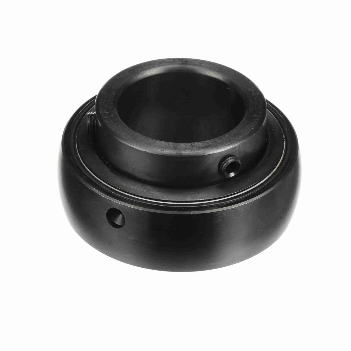 Sealmaster Mounted Insert Only Ball Bearing - 52100 Bearing Steel, Black Oxided - Setscrew Lock - 2-2